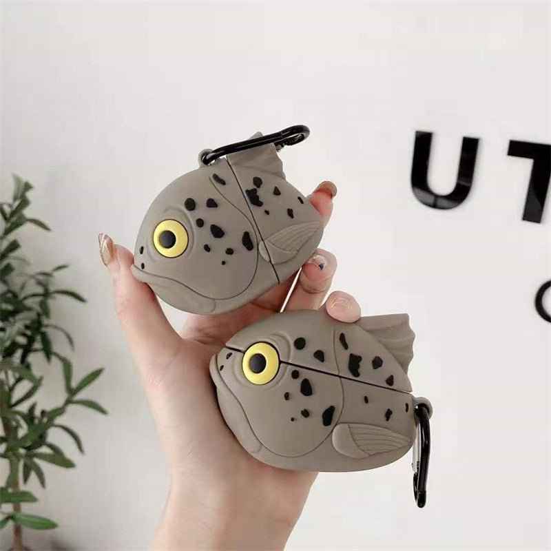 Salmon Head AirPods Case
