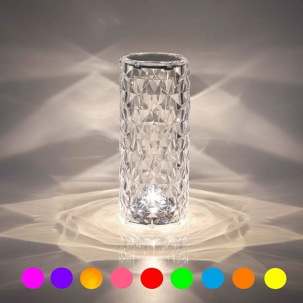 LED Crystal Table Lamp
