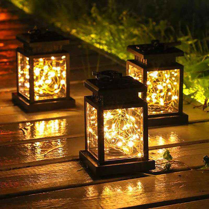 Solar LED Garden Lantern Light