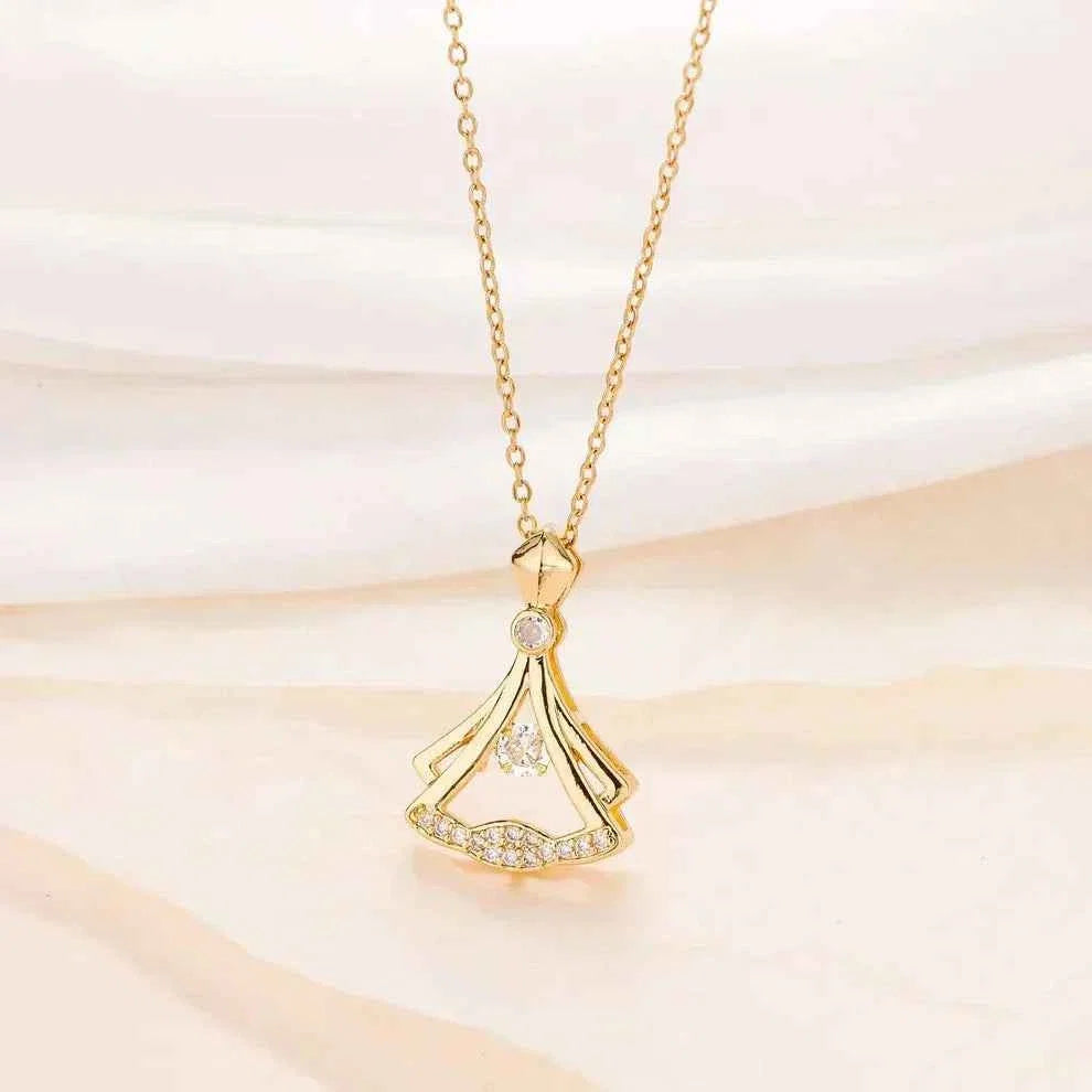 Rhinestone Pendant Necklace